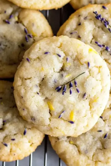 Soft and Tender Lemon Lavender Sugar Cookies