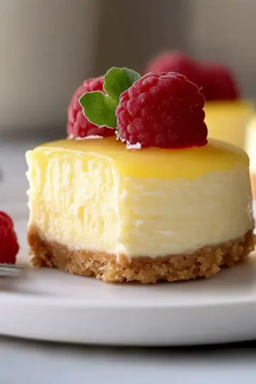 Lemon Cheesecake Minis Recipe