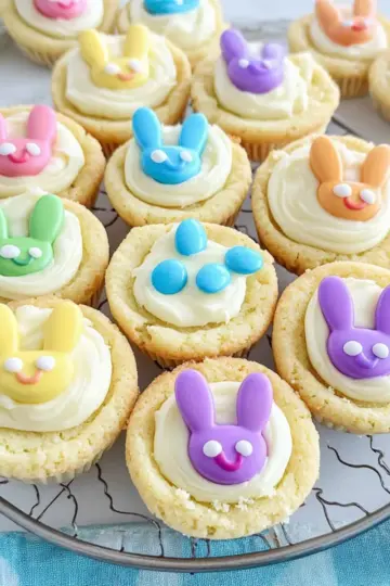 Easter Bunny Sugar Cookie Cups