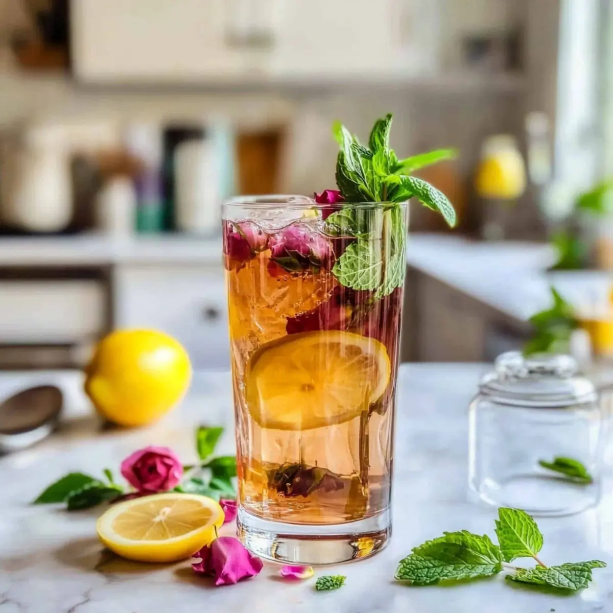 Tea Rose Delight Mocktail