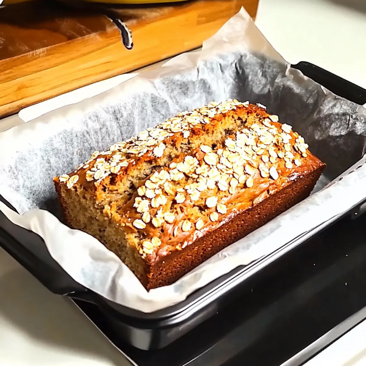 Banana Bread with Oats