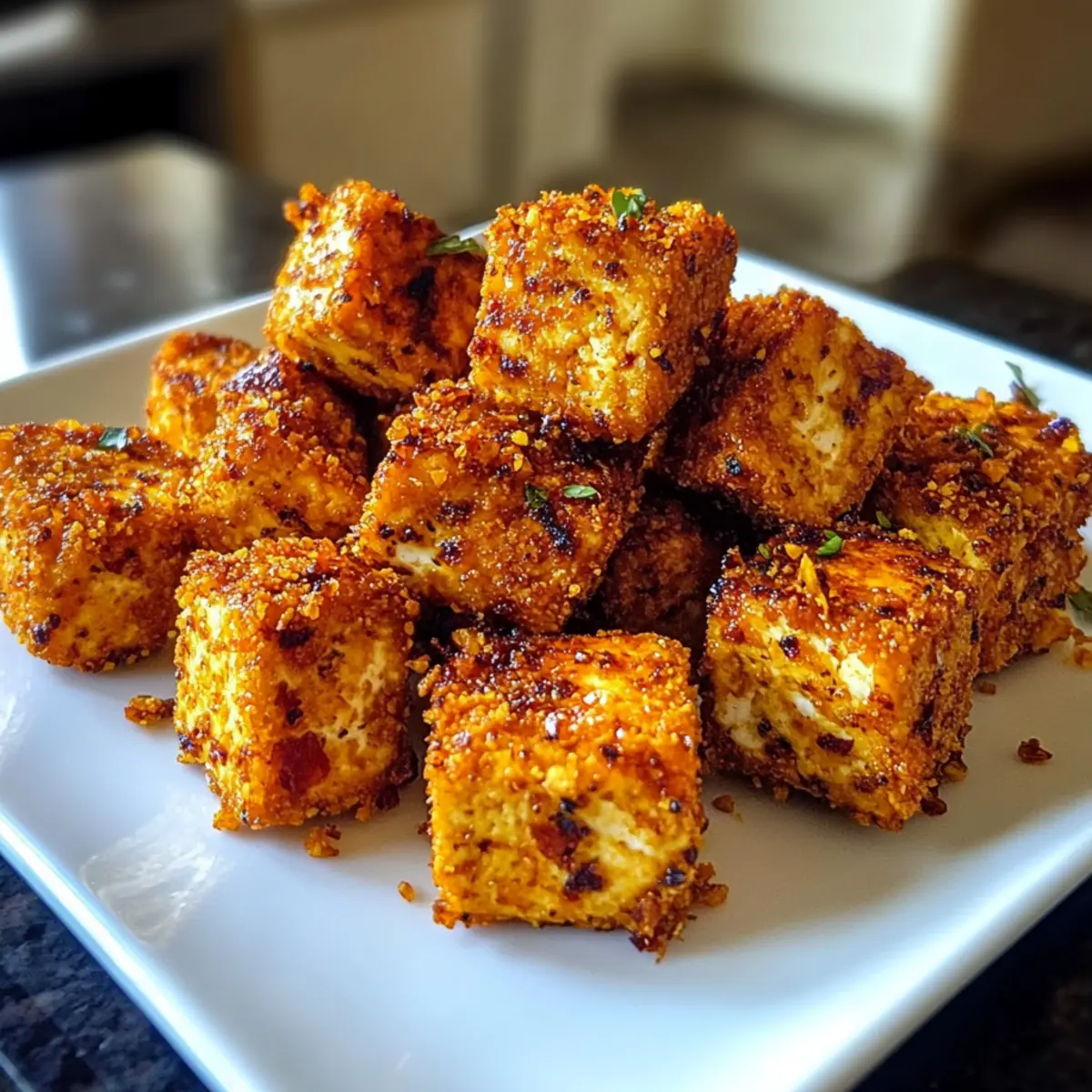Air Fryer Tofu Bites