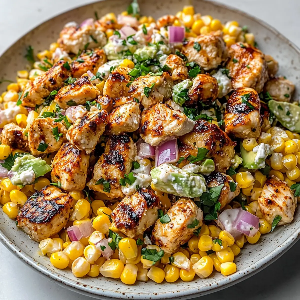 Chicken Street Corn Salad