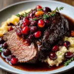 Tender Balsamic Cranberry Beef Roast