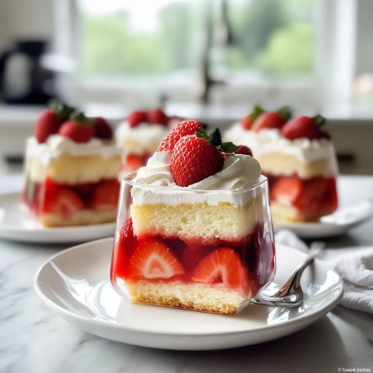 Classic Strawberry Shortcake Cups