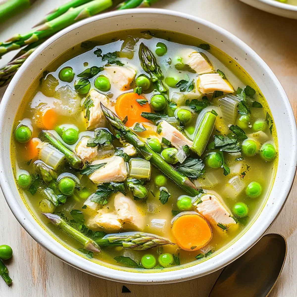 Homemade Chicken Soup with Vegetables