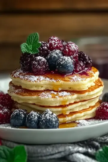 Fluffy Lemon Ricotta Pancakes