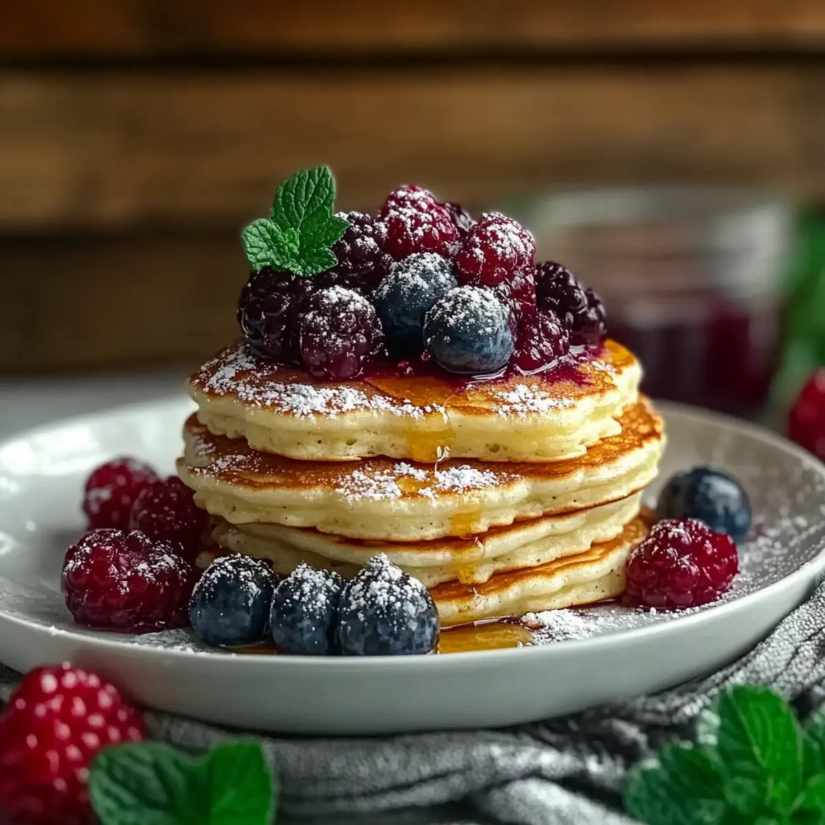 Fluffy Lemon Ricotta Pancakes