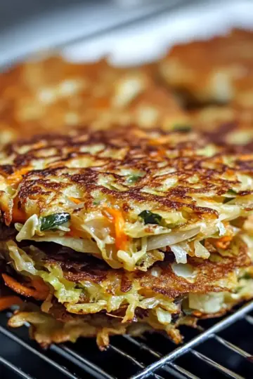 Cabbage Fritters | Crispy Fried or Oven Baked Patties