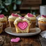 Vegan Love Heart Cupcakes