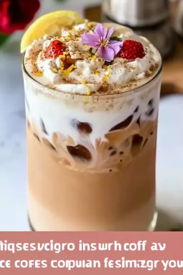 Strawberry Shortcake Iced Latte