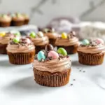 Mini Malted Milk Chocolate Cheesecakes