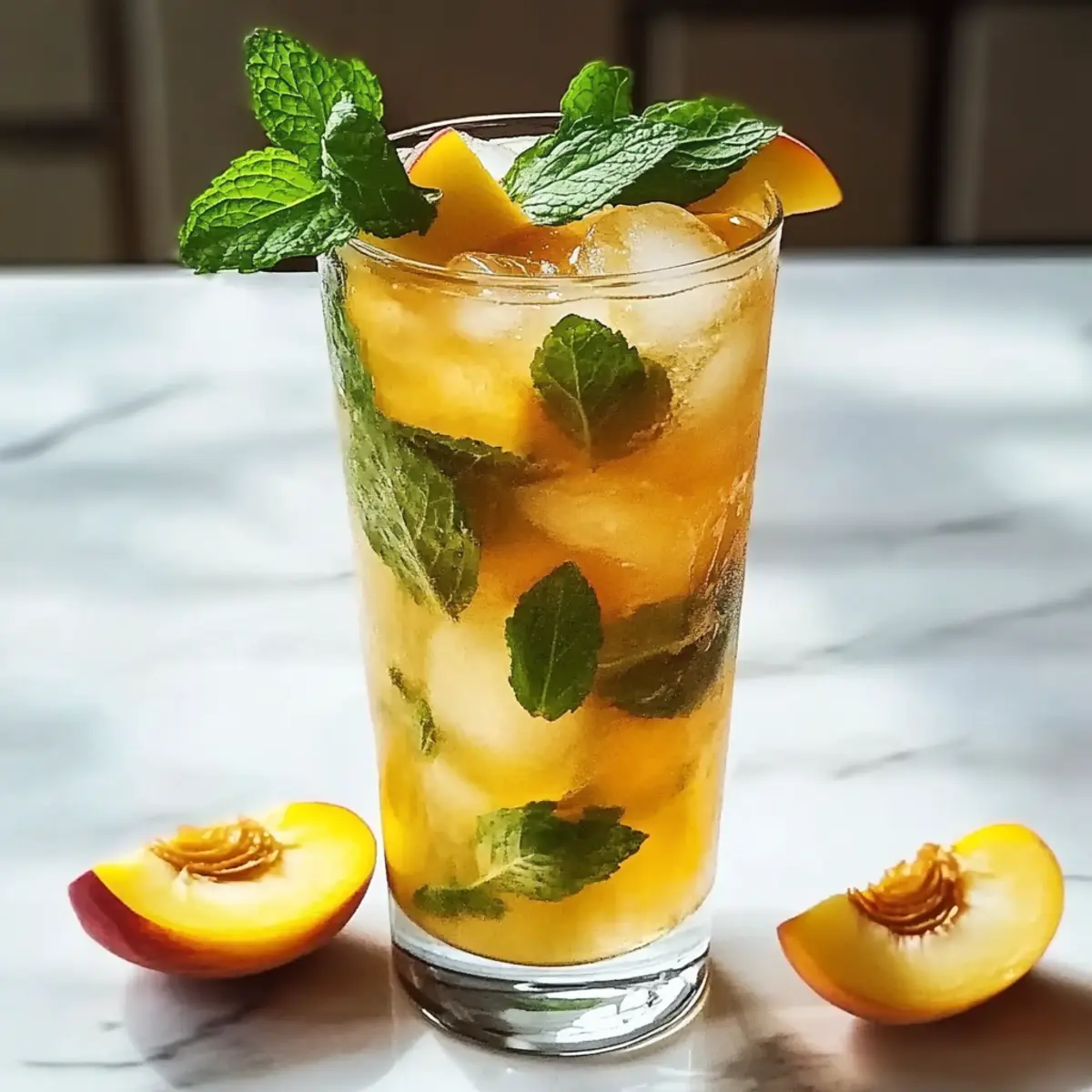 Peach Green Tea Lemonade