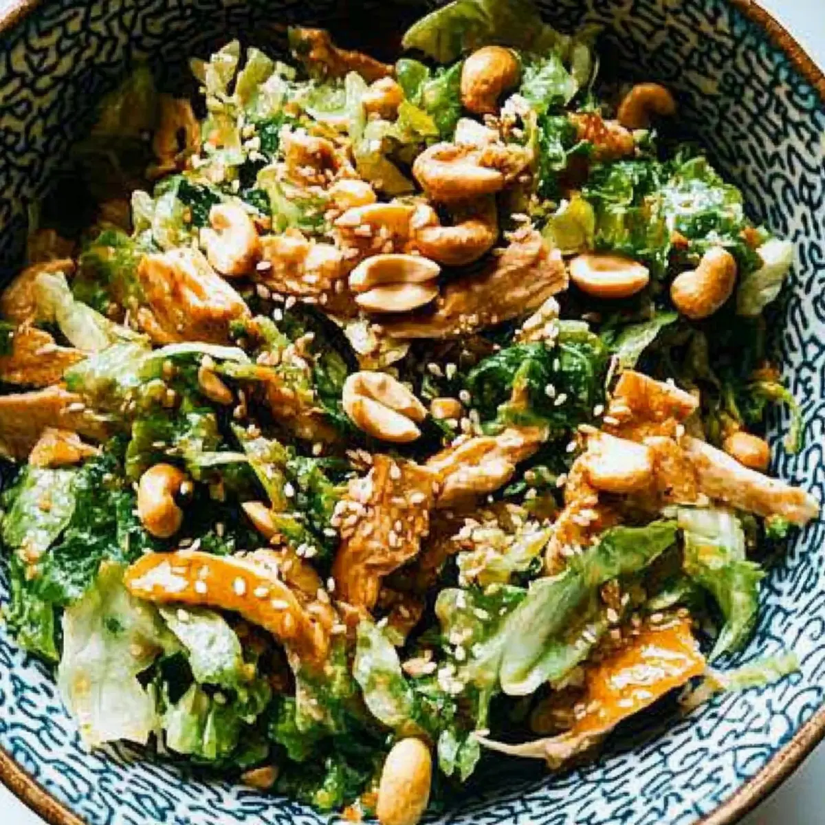 Napa Chicken Salad with Sesame Dressing