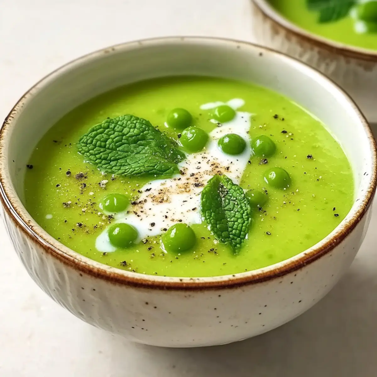 Pea & Mint Soup