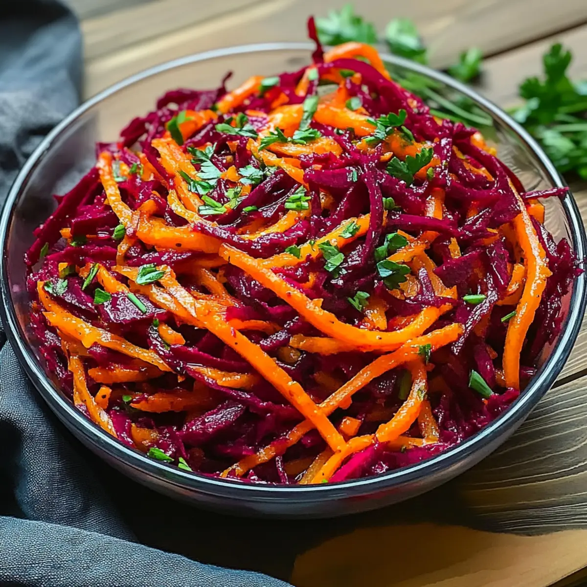 Grated Beet & Carrot Salad