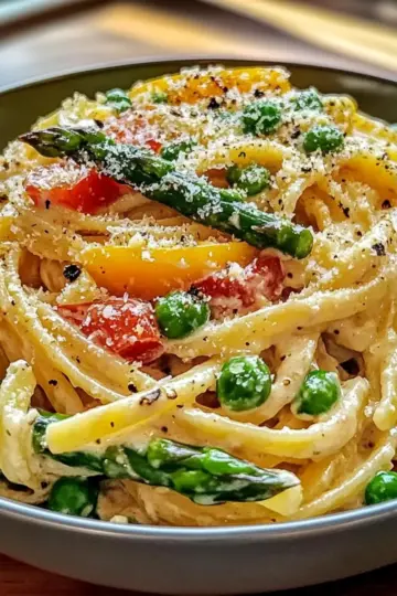 Fresh Spring Vegetable Pasta Primavera
