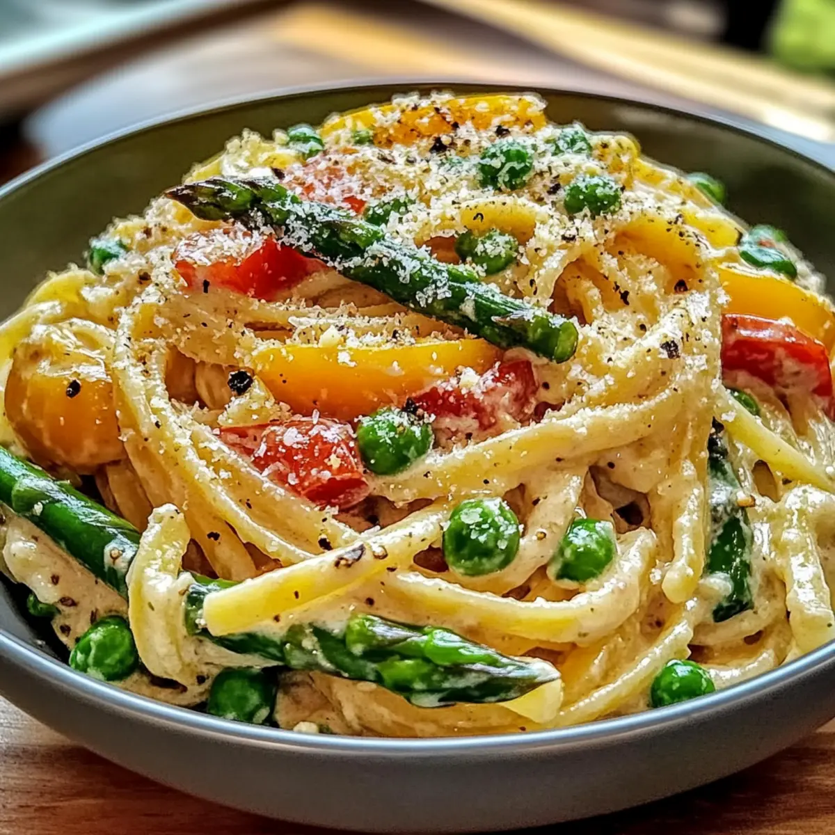 Fresh Spring Vegetable Pasta Primavera