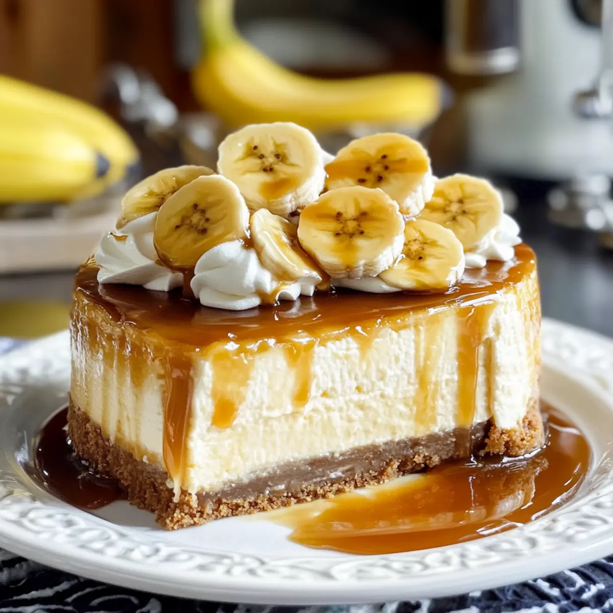 Bananas Foster Cheesecake