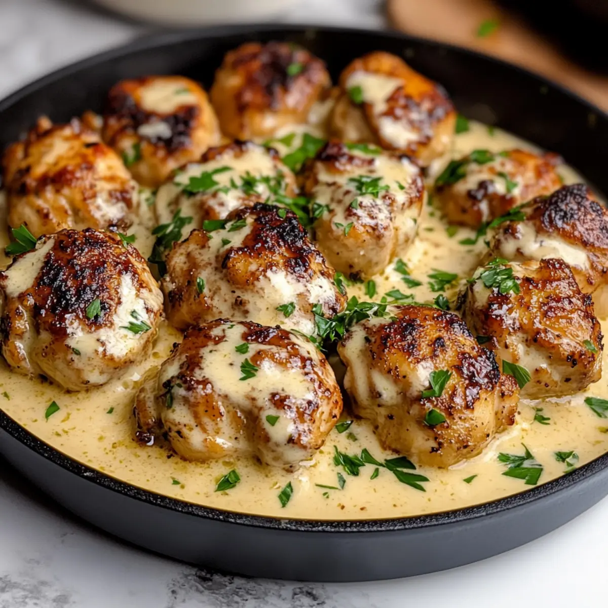 Creamy Garlic Sauce for Grilled Chicken