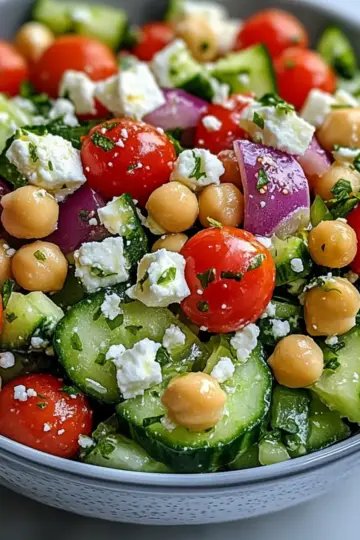 Mediterranean Chickpea Salad