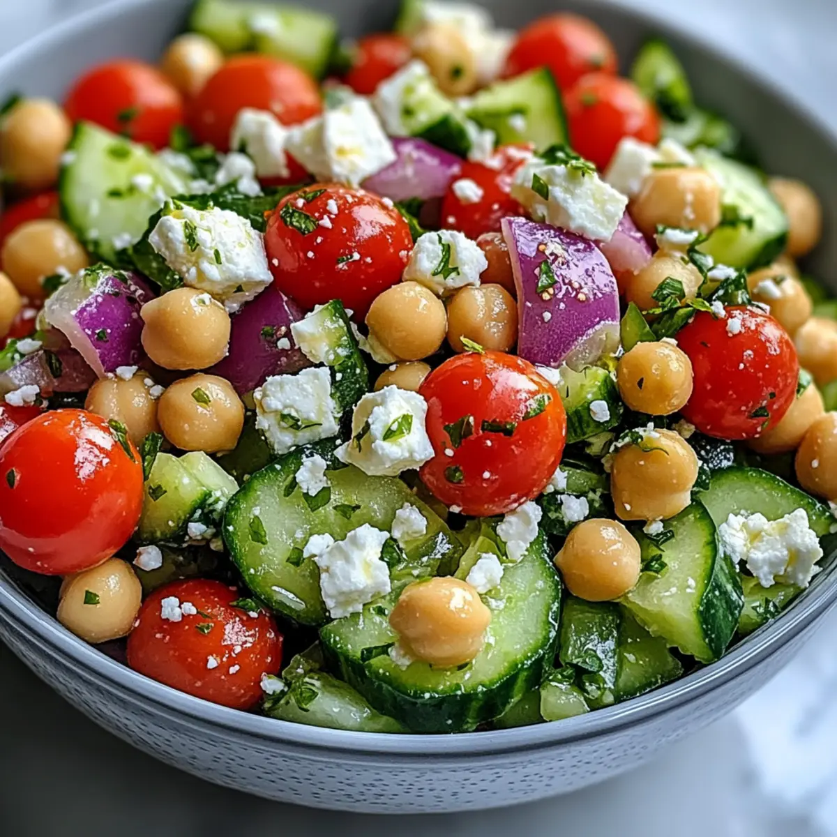 Mediterranean Chickpea Salad
