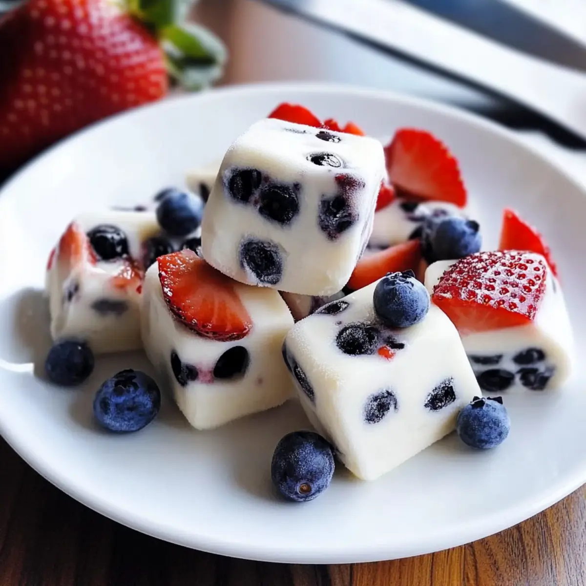 Frozen Greek Yogurt Bites