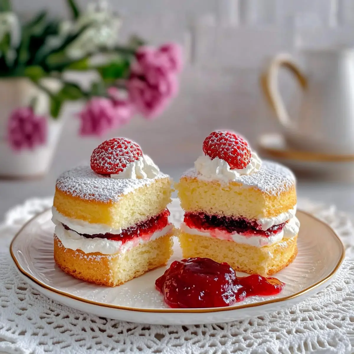 Mini Victoria Sponge Cakes