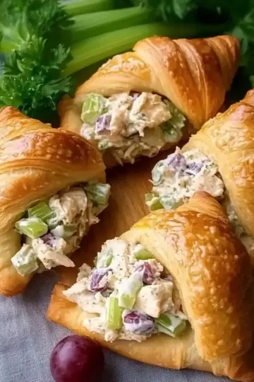 Easter Chicken Salad Crescent Rolls