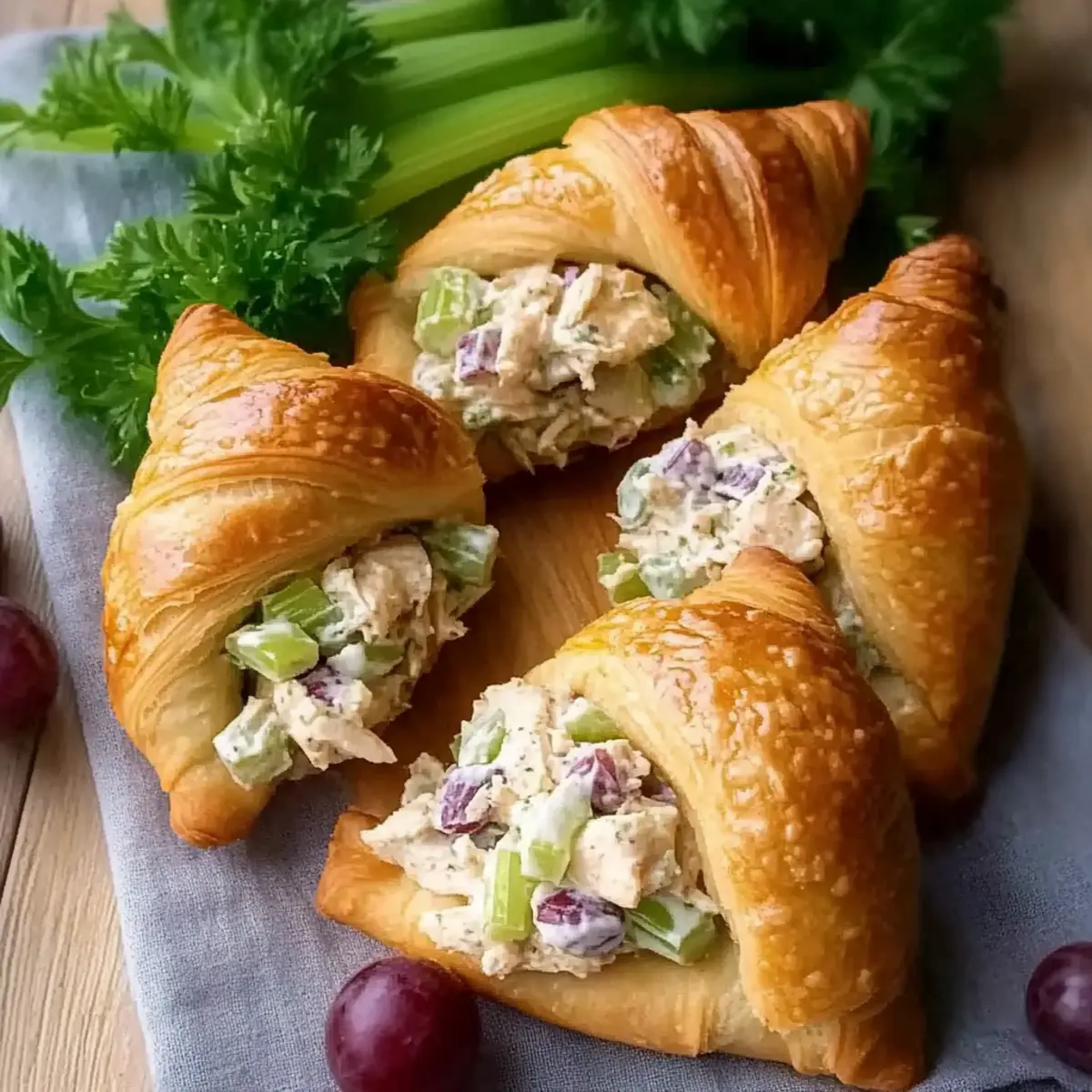 Easter Chicken Salad Crescent Rolls