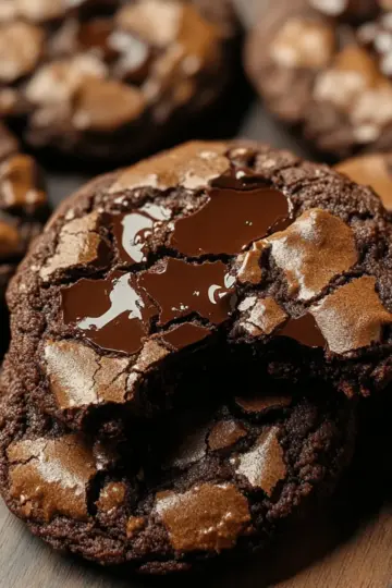 Espresso Chocolate Fudge Cookies
