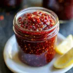 Slow Cooker Rhubarb Sweet Chili Jam