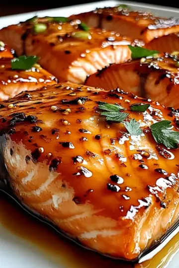Honey Garlic Glazed Salmon