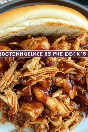 Instant Pot BBQ Pulled Chicken