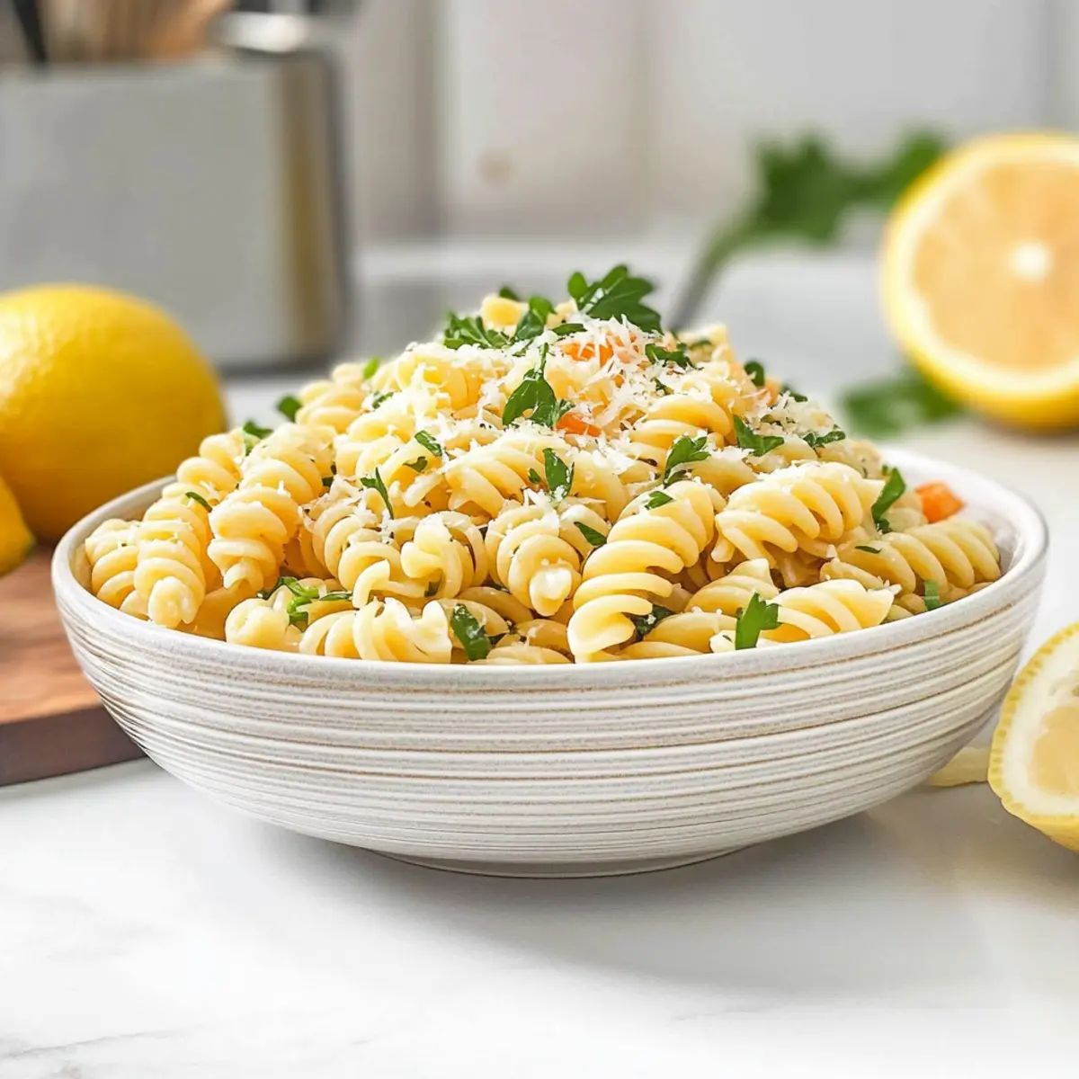 Lemon Parmesan Pasta Salad