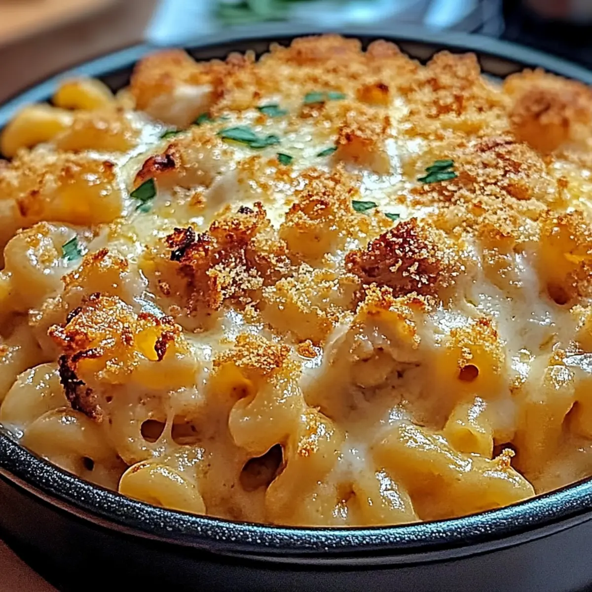 Chicken Parmesan Mac & Cheese