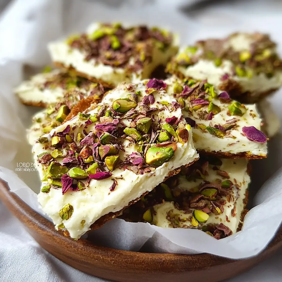 Pistachio-Rose Heath® Bar-Inspired Bark