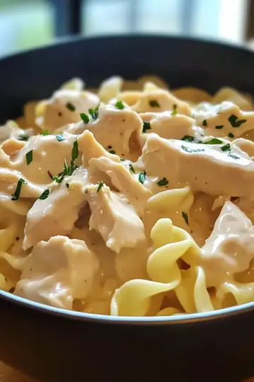 Crockpot Chicken and Noodles