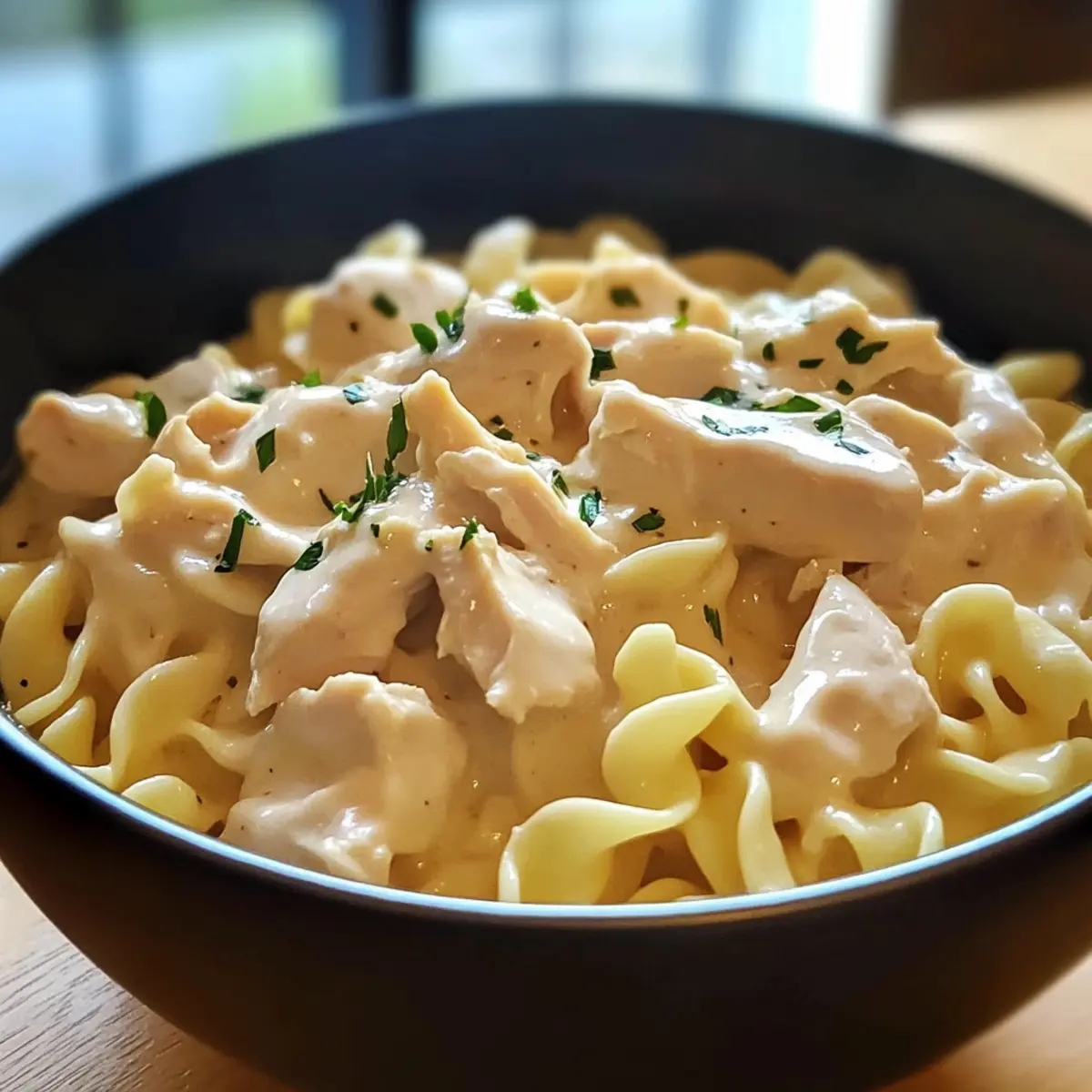 Crockpot Chicken and Noodles