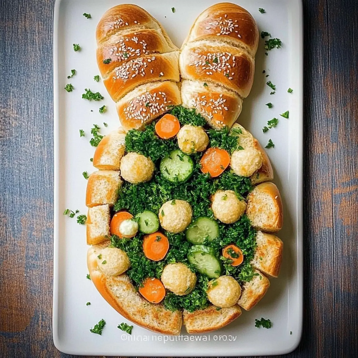 Carrot Garden Pull-Apart Rolls