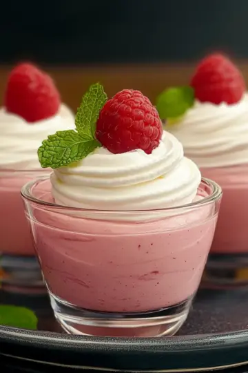 Fresh Raspberry Cloud Mousse