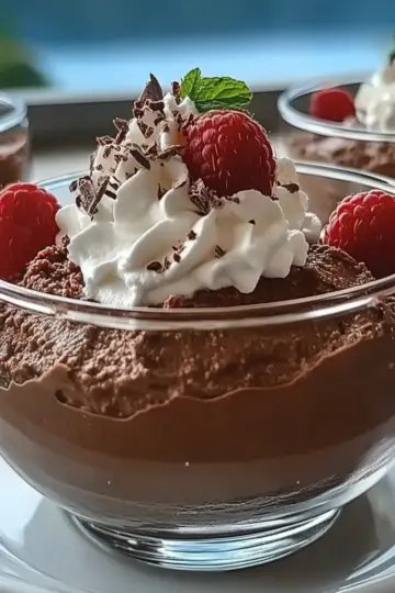 High Protein Chocolate Mousse with Cottage Cheese