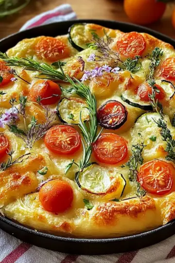 Easter Garden Focaccia