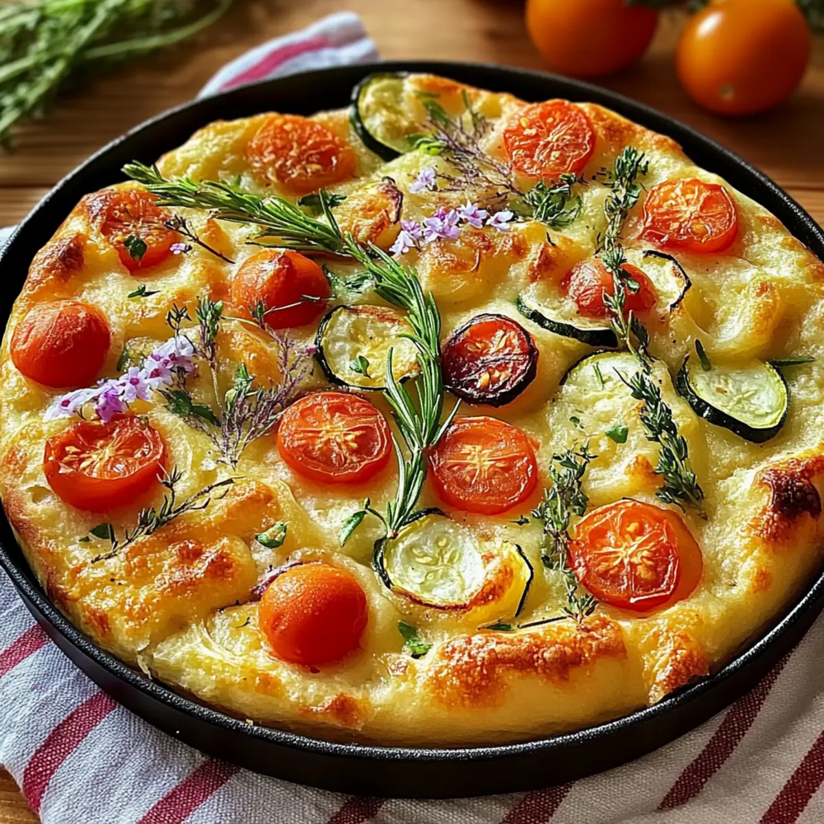 Easter Garden Focaccia