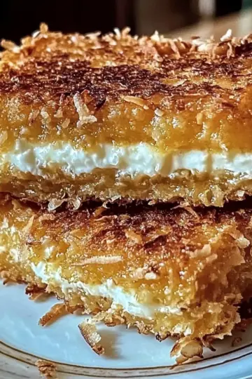 Coconut Crusted Stuffed French Toast