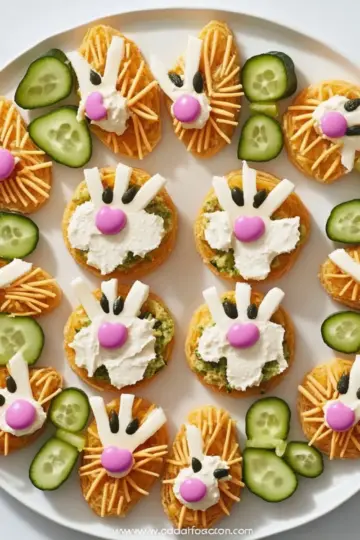 Bunny Nose Cheese and Crackers