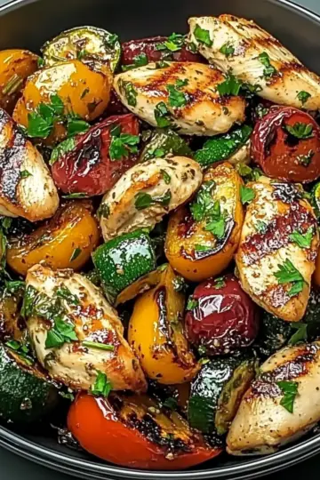 Mediterranean Chicken Stir Fry