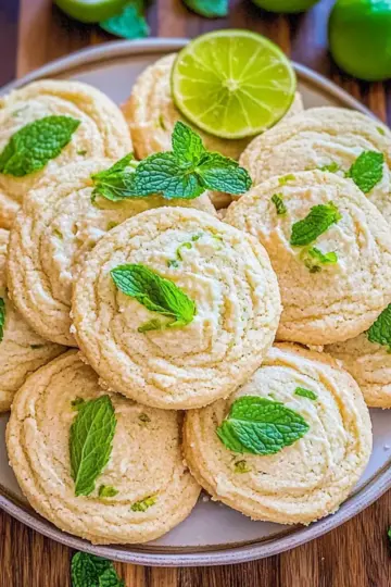 Soft and Chewy Mojito Cookies