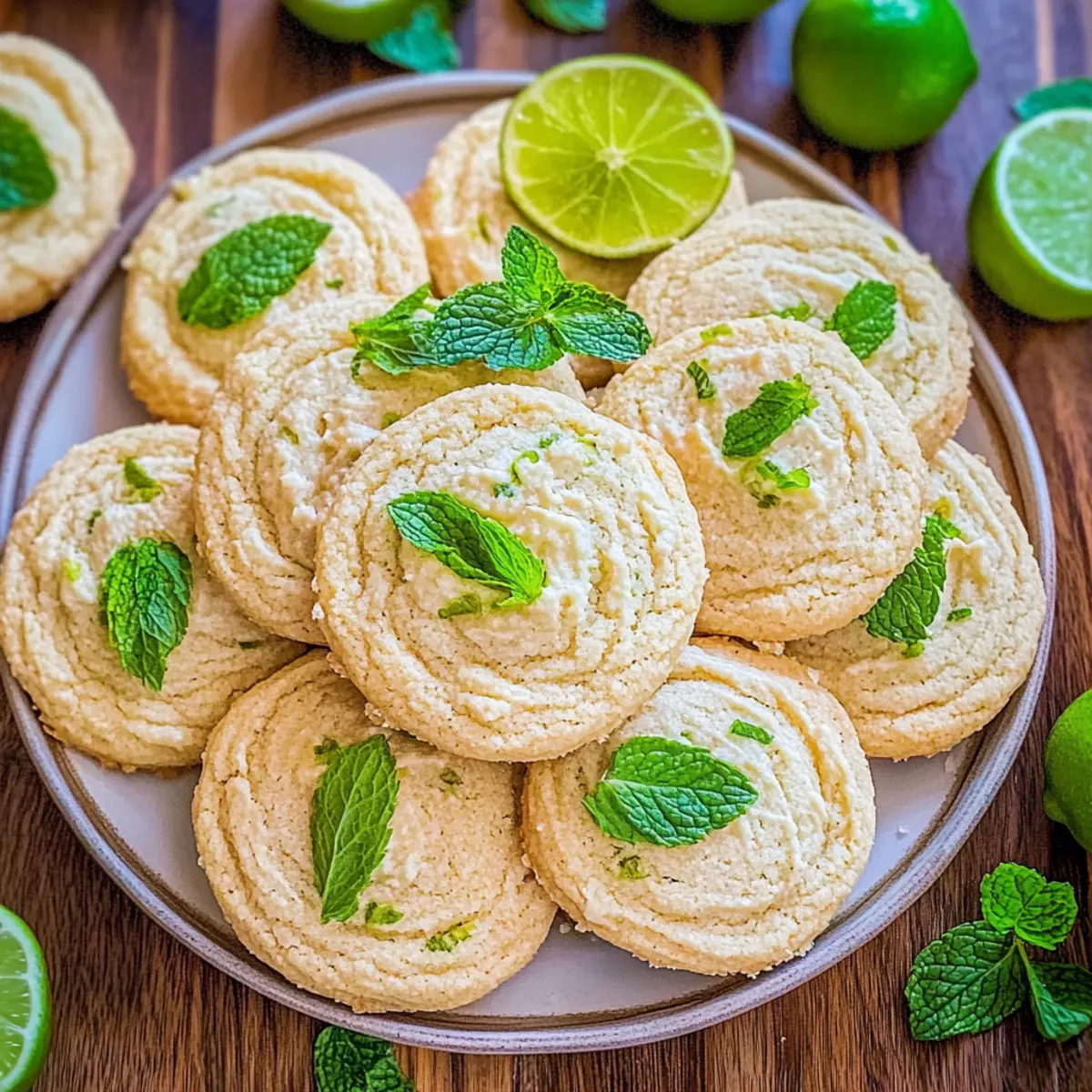 Soft and Chewy Mojito Cookies