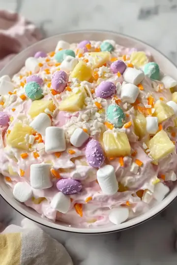 Marshmallow Easter Fluff Salad